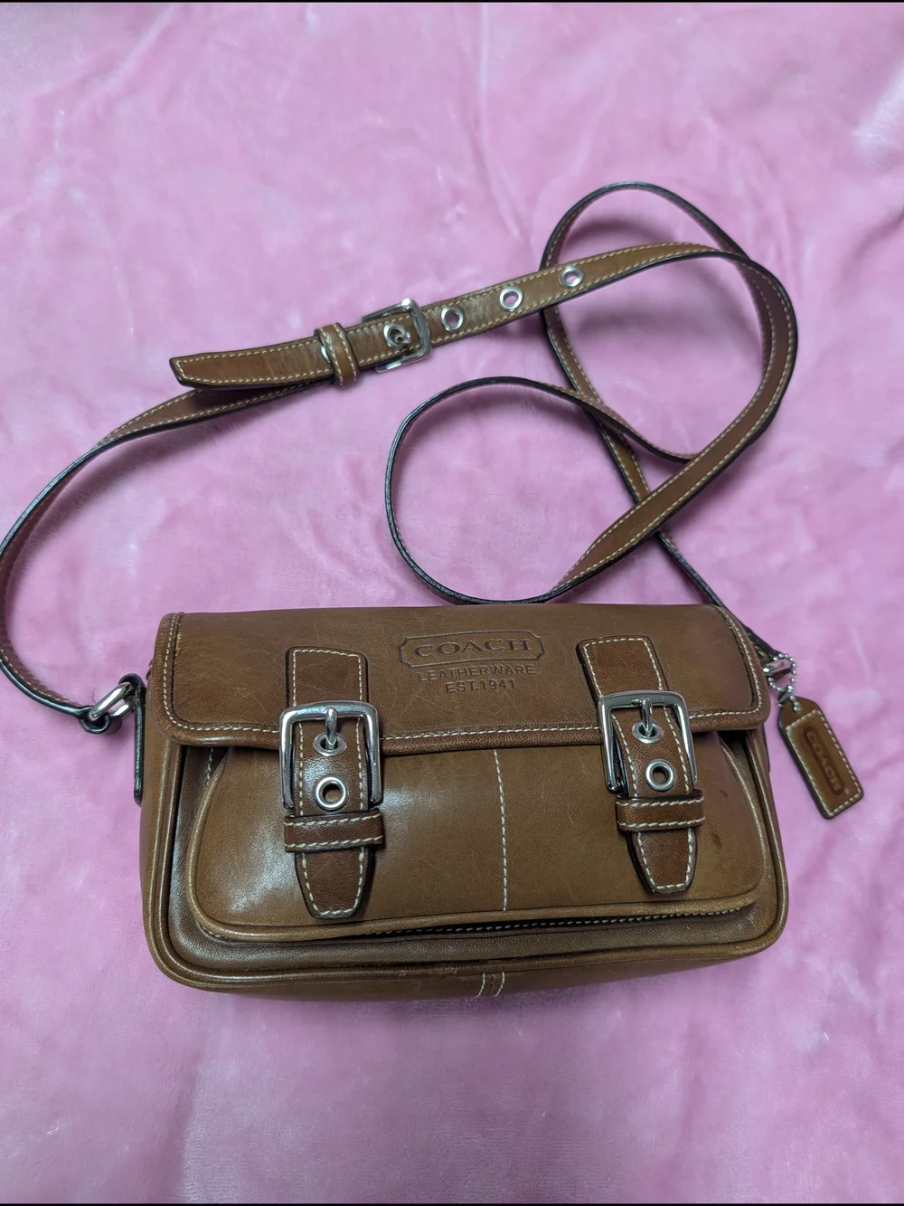 Vintage Coach Bleecker Crossbody Bag